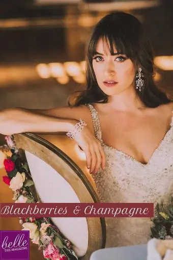 Blackberries and Champagne Wedding Inspiration_peliplat
