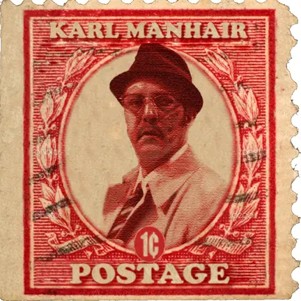 Karl Manhair, Postal Inspector_peliplat