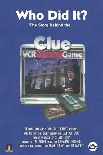 Who Did It? The Story Behind the Clue VCR Mystery Game_peliplat