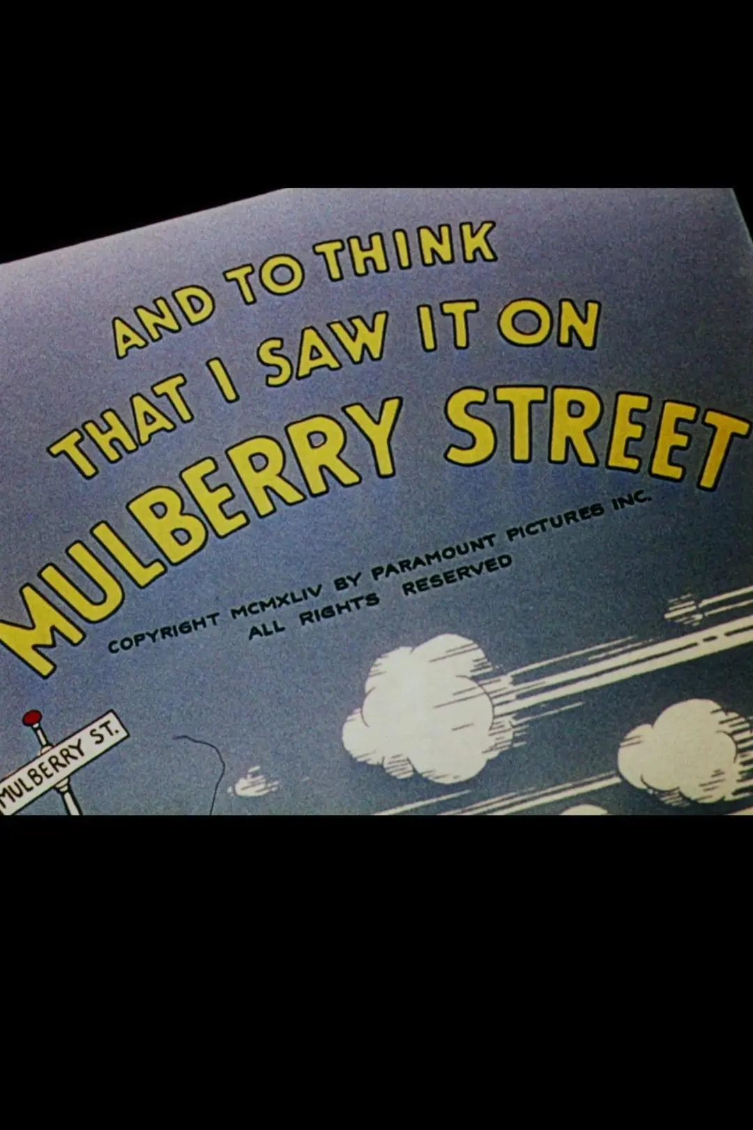 And to Think That I Saw It on Mulberry Street_peliplat