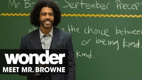 Wonder (2017 Movie) – Meet Mr. Browne (Daveed Diggs)_peliplat