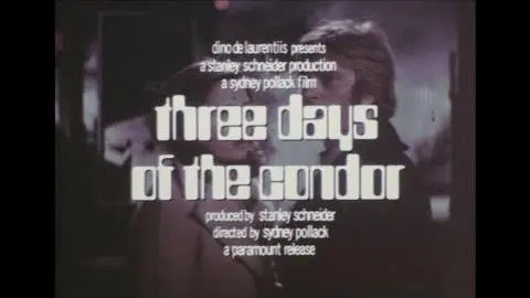 Three Days of the Condor 1975 High Def 4 TV Spots Trailers Robert Redford Faye Dunaway_peliplat