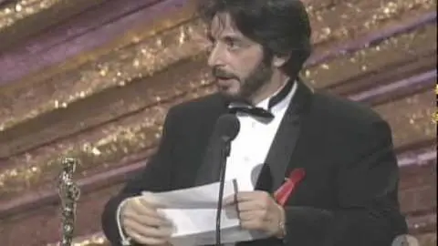 Al Pacino Wins Best Actor: 1993 Oscars_peliplat