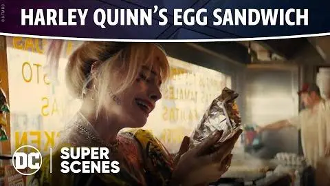 DC Super Scenes: Harley Quinn's Egg Sandwich_peliplat