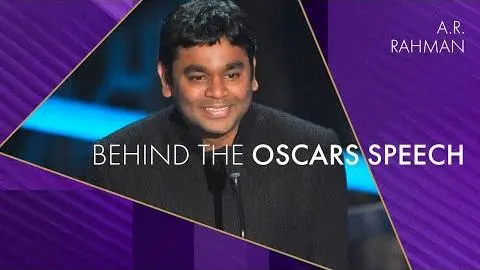 A.R. Rahman | Behind the Oscars Speech | Slumdog Millionaire_peliplat