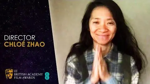 Chloé Zhao Wins Director for Nomadland | EE BAFTA Film Awards 2021_peliplat