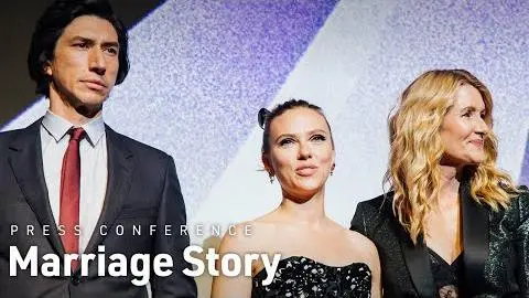 Noah Baumbach, Scarlett Johansson, Adam Driver, Laura Dern, Ray Liotta & Alan Alda on Marriage Story_peliplat