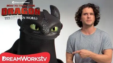 HOW TO TRAIN YOUR DRAGON: THE HIDDEN WORLD | Kit Harington Auditions with Toothless_peliplat