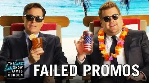 Failed Network Promos w/ Stephen Colbert & James Corden_peliplat