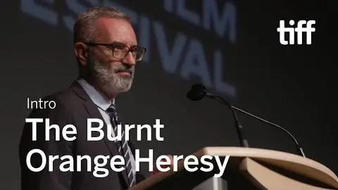 THE BURNT ORANGE HERESY Director Intro | TIFF 2019_peliplat