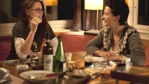 Juliette Binoche &  Kristen Stewart on CLOUDS OF SILS MARIA_peliplat