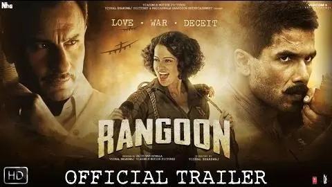Rangoon | Official Trailer | Shahid Kapoor, Saif Ali Khan and Kangana Ranaut_peliplat
