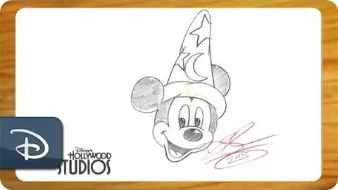 How-To Draw Sorcerer Mickey From ‘Fantasia’_peliplat
