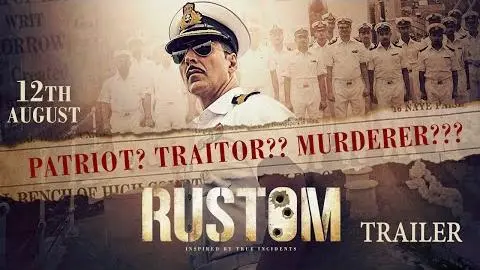 Rustom - Official Trailer | Akshay Kumar, Ileana D'Cruz, Esha Gupta & Arjan Bajwa | Hindi Movie_peliplat