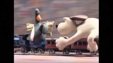 Wallace and Gromit - The Wrong Trousers | The Train Chase (HD)_peliplat