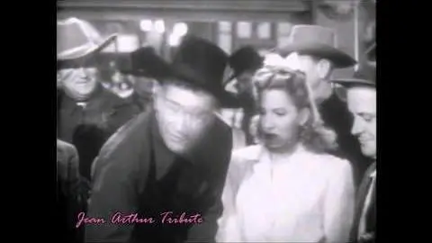 Jean Arthur in ''A Lady Takes A Chance'' - The Gambling Scene (1943)_peliplat