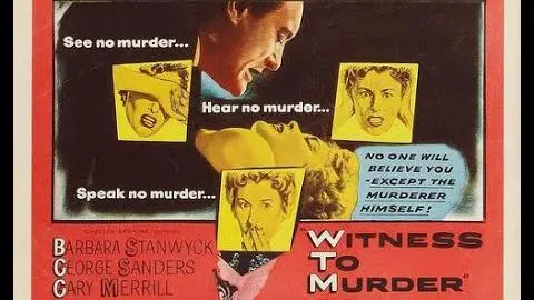 Witness To Murder 1954) Trailer_peliplat