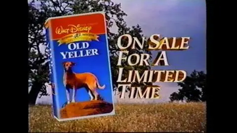 OLD YELLER 40th ANNIVERSARY MOVIE TRAILER [VHS] 1997_peliplat