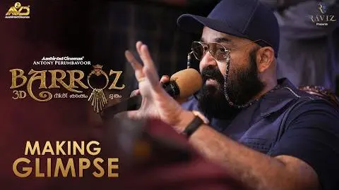 BARROZ - Making Glimpse | Mohanlal | Jijo | Santosh Sivan | Antony Perumbavoor | Aashirvad Cinemas_peliplat