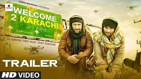 Welcome To Karachi - Official Trailer | Jackky Bhagnani | Arshad Warsi | Lauren Gottlieb_peliplat