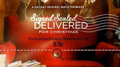 Signed Sealed Delivered for Christmas - Stars Eric Mabius and Kristin Booth_peliplat