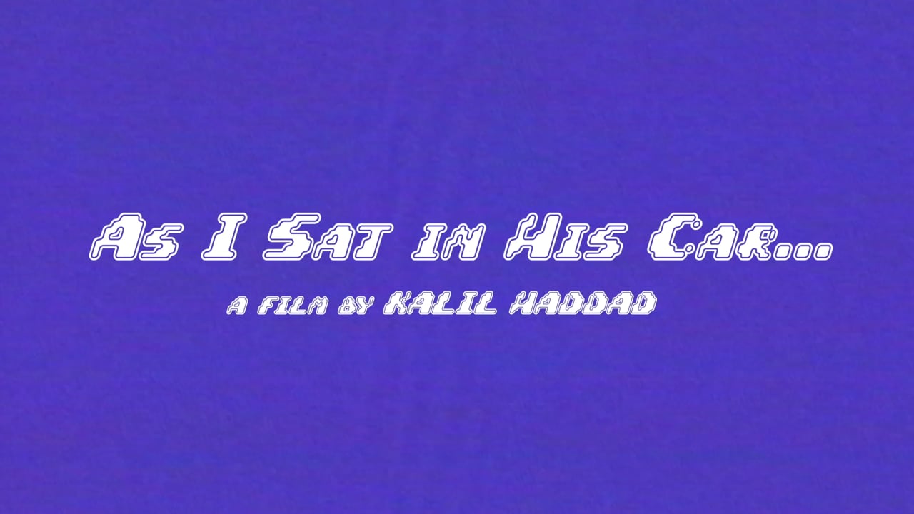 "AS I SAT IN HIS CAR..." Trailer | Available on Vtape_peliplat