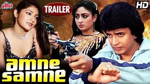 Aamne Samne Trailer | Mithun Chakraborty, Bindiya Goswami |Hindi Action Movie Trailer_peliplat