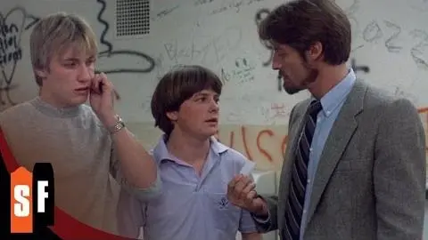 Class of 1984 (1/2) Michael J. Fox - Bathroom Drug Deal (1982) HD_peliplat
