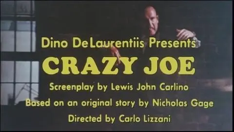 CRAZY JOE - (1974) Trailer_peliplat