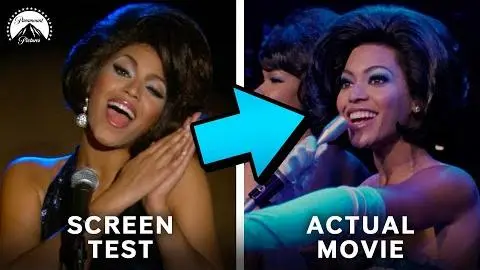 Beyoncé Behind The Scenes of Dreamgirls: Screen Test vs. Movie Scene_peliplat