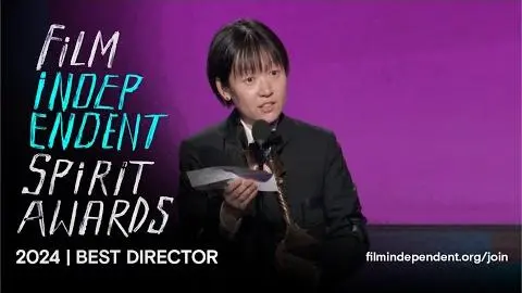 CELINE SONG wins BEST DIRECTOR at the 2024 Film Independent Spirit Awards_peliplat