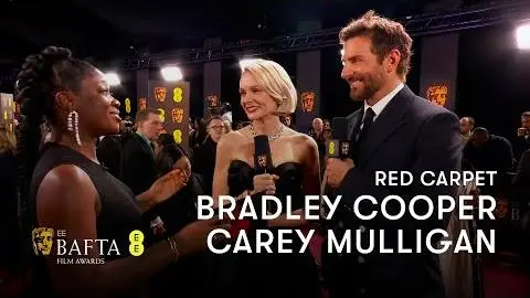 Maestro's Carey Mulligan and Bradley Cooper on receiving honest feedback | EE BAFTA Film Awards 2024_peliplat