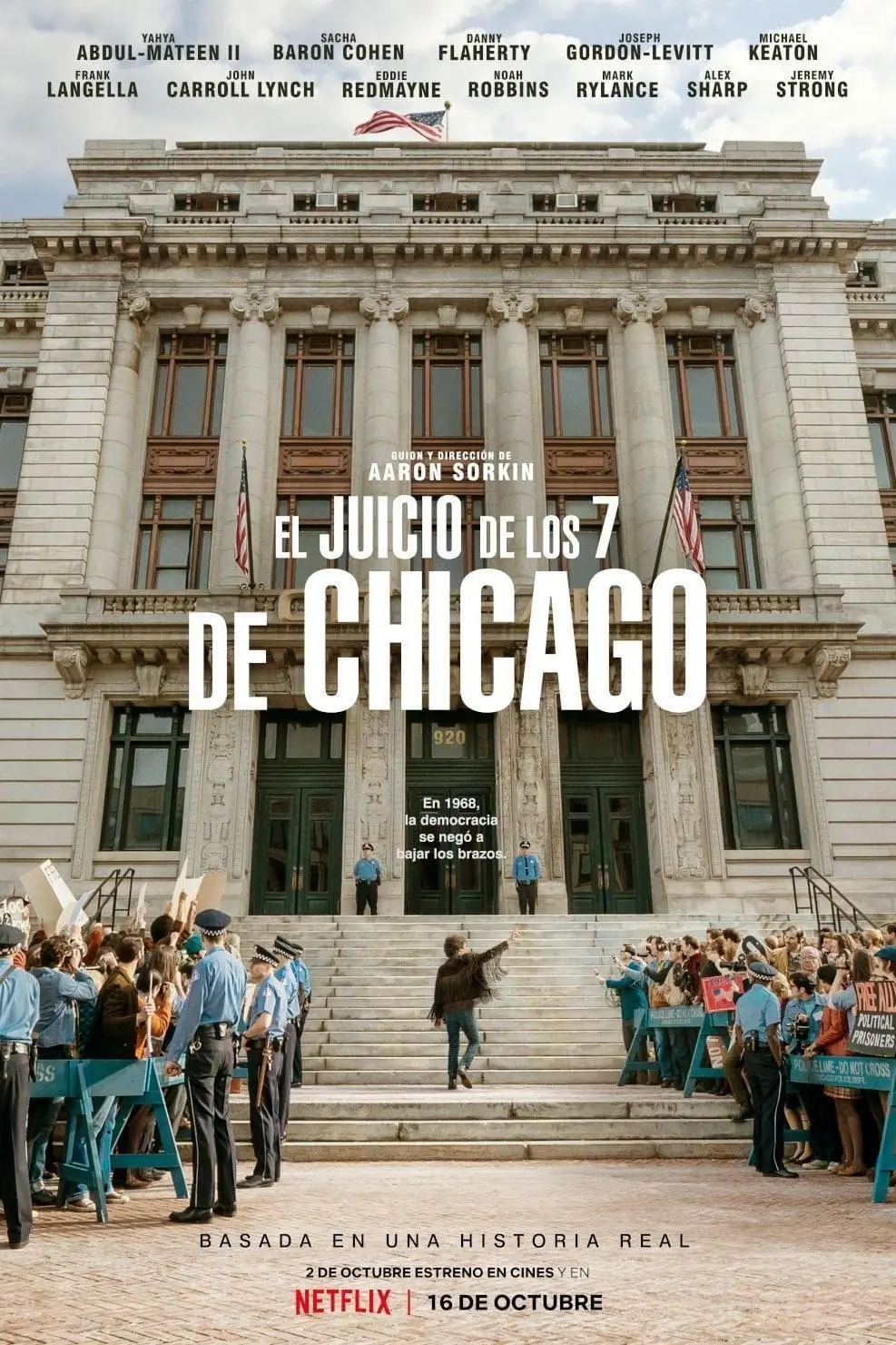 El juicio de los 7 de Chicago_peliplat