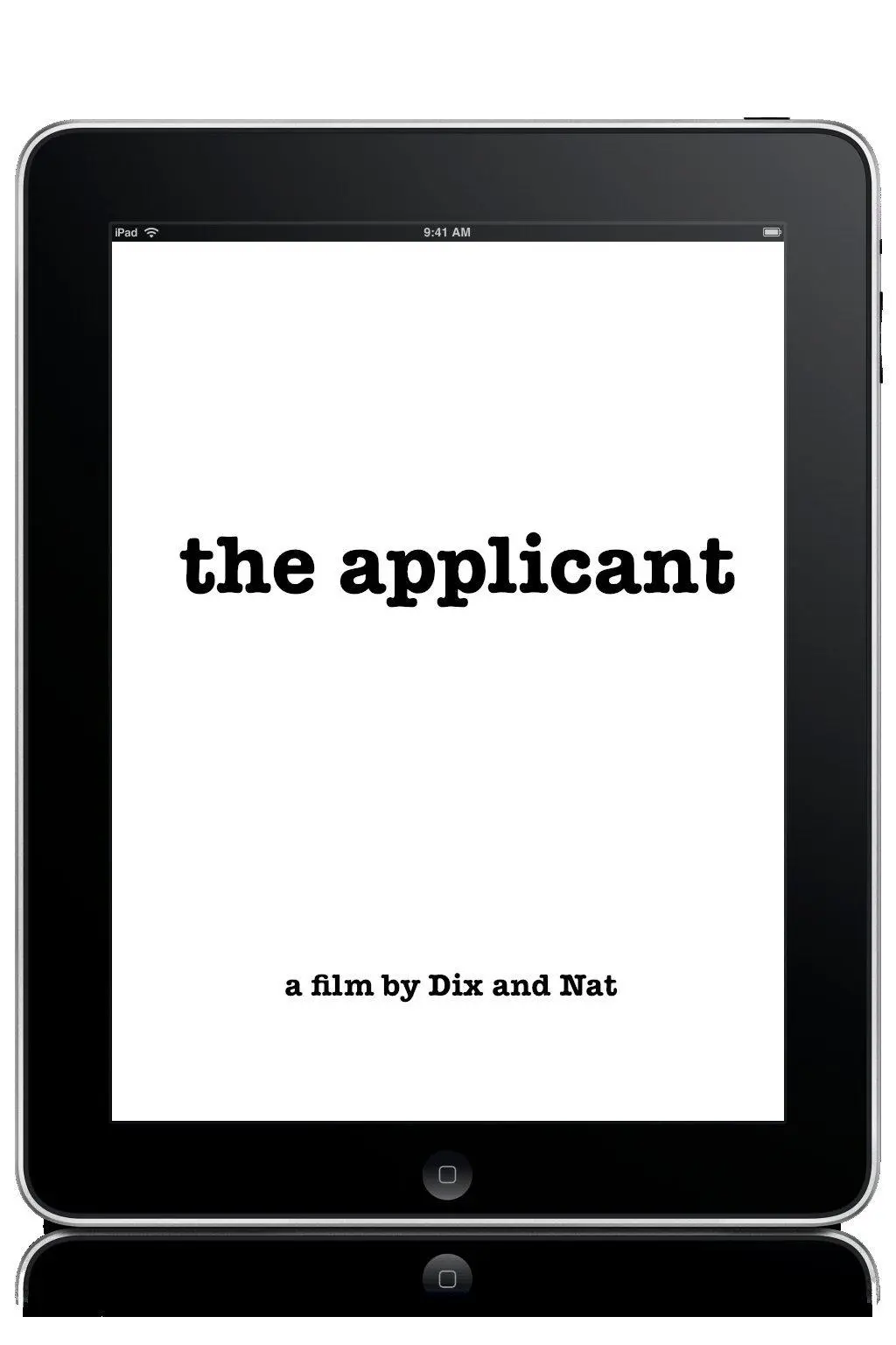 The Applicant_peliplat