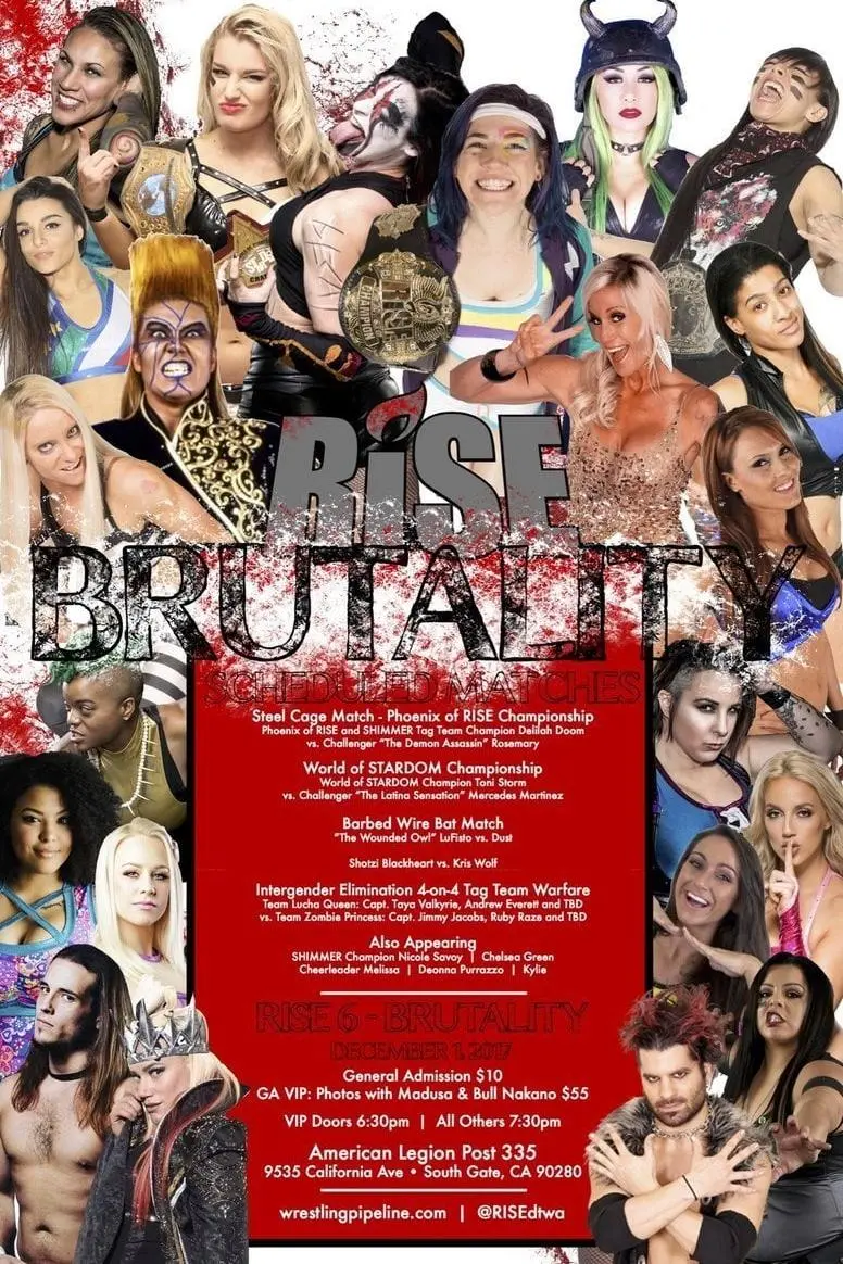 RISE Wrestling. RISE 6 Brutality_peliplat