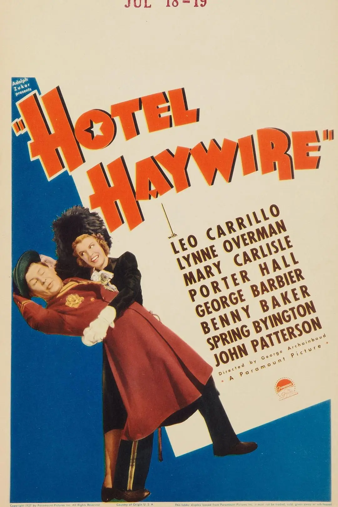 Hotel Haywire_peliplat