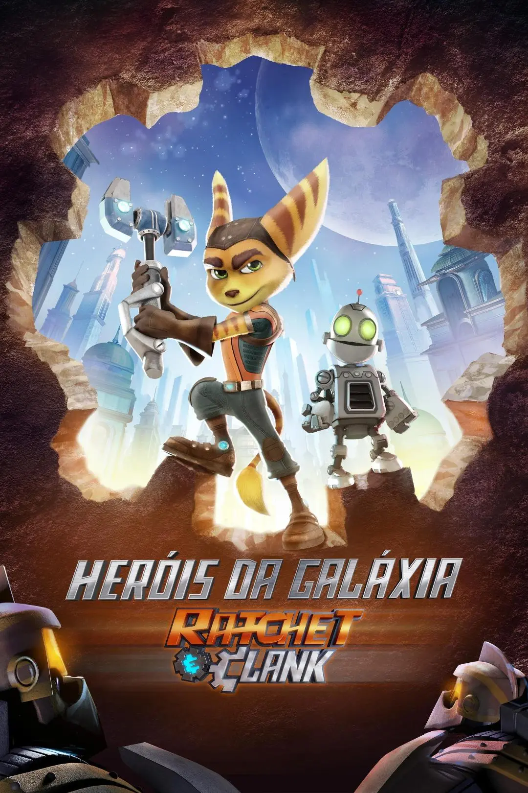 Heróis da Galáxia - Ratchet e Clank_peliplat