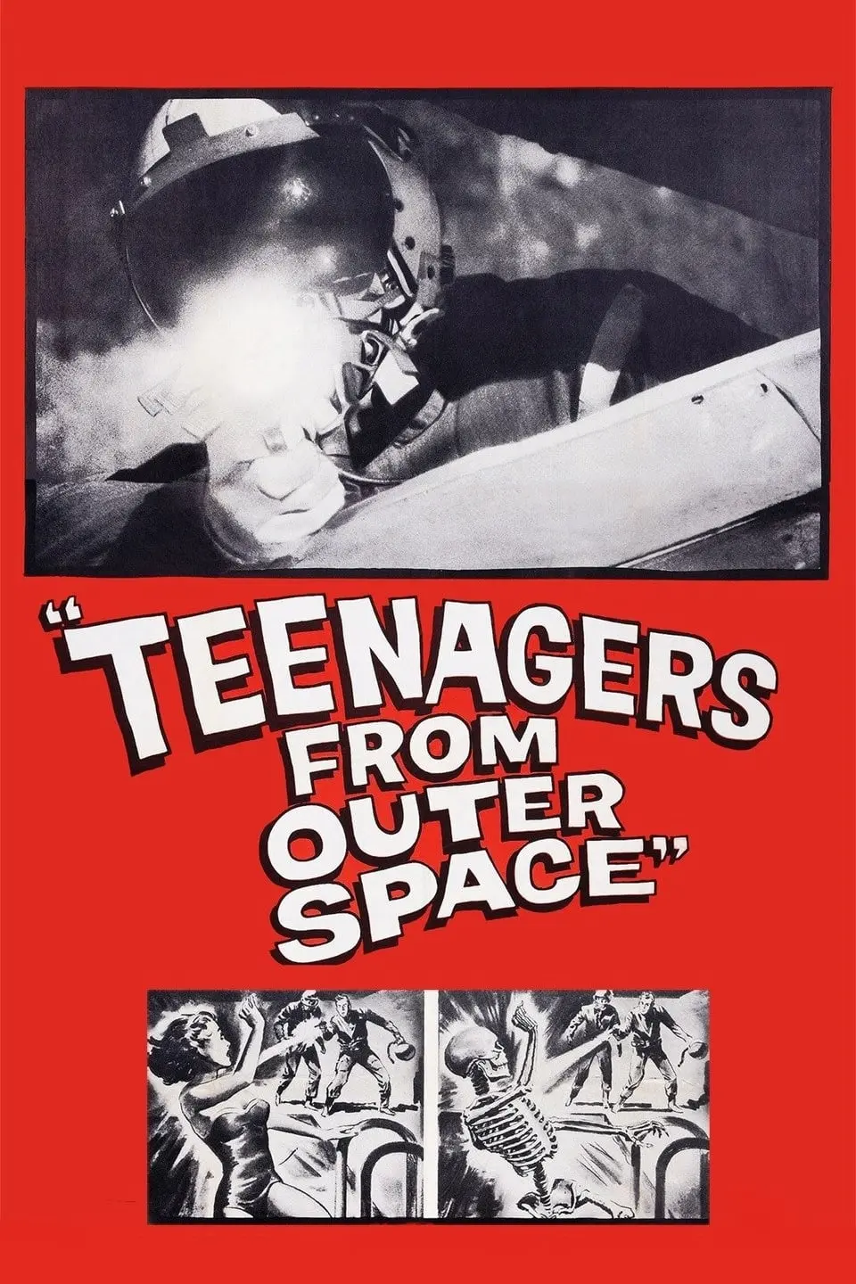 Teenagers from outer space. Los adolescentes del espacio_peliplat