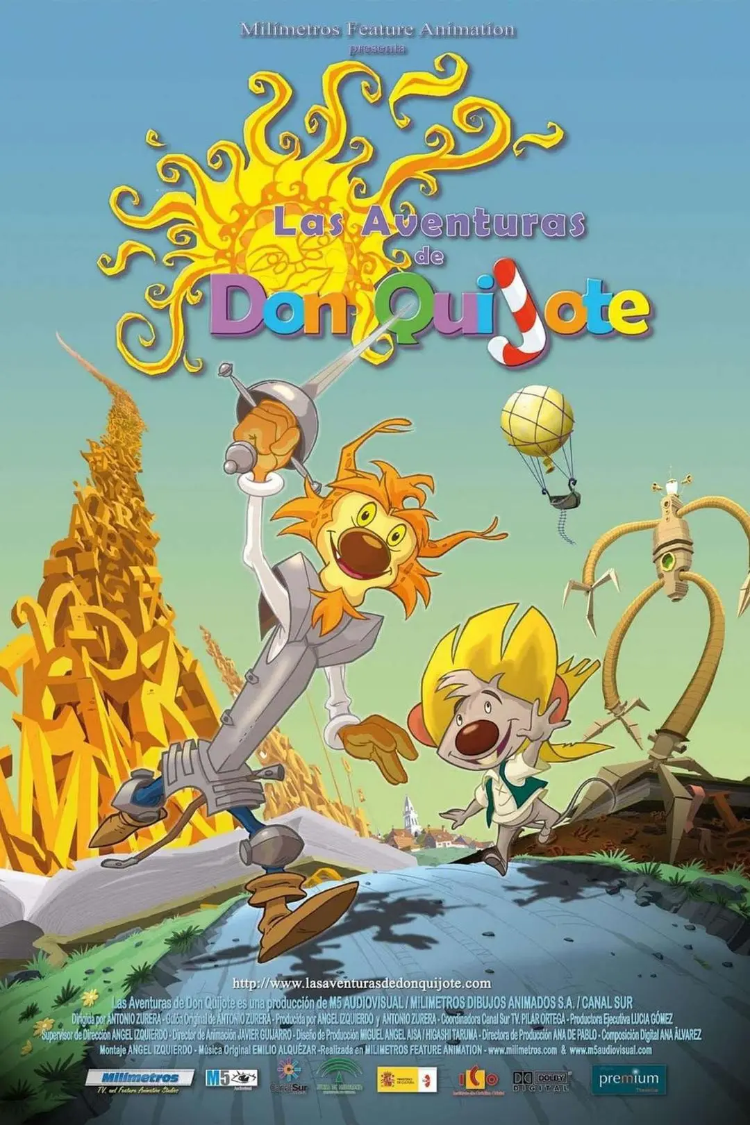 Las aventuras de Don Quijote_peliplat