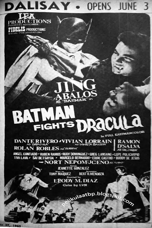 Batman Fights Dracula_peliplat