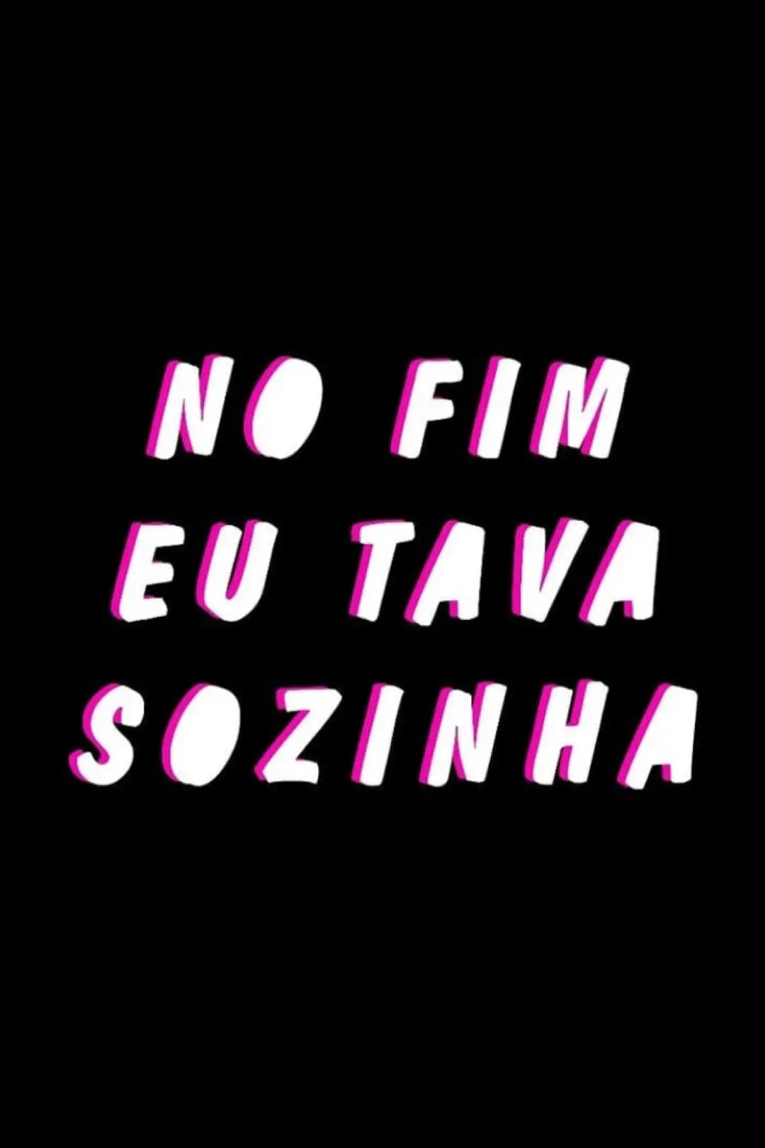 No Fim Eu Tava Sozinha_peliplat