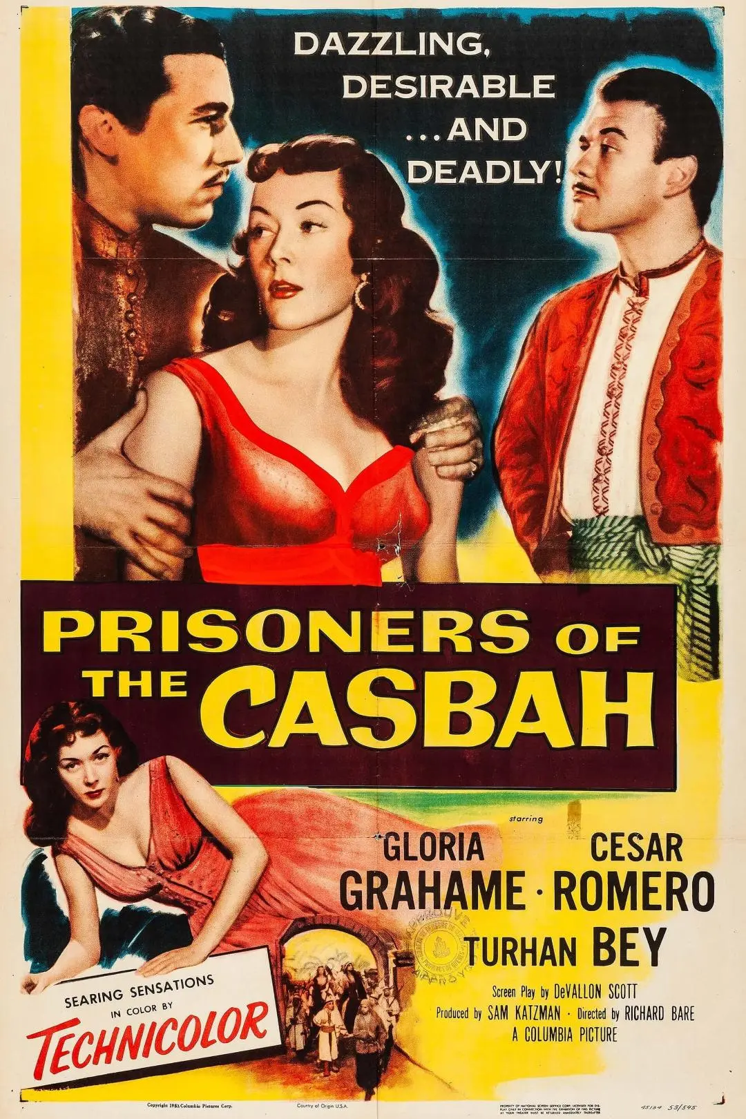 O Prisioneiro de Casbah_peliplat