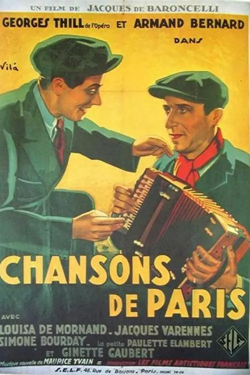 Chansons de Paris_peliplat