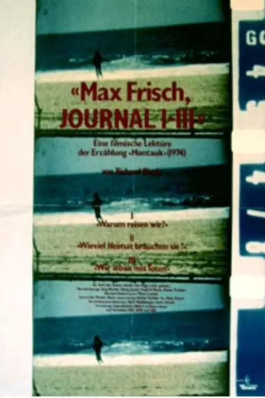 Max Frisch, Journal I-III_peliplat