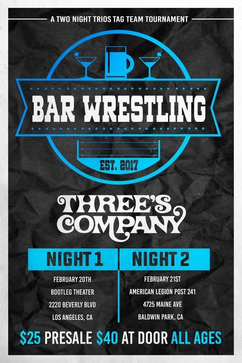 Bar Wrestling 30: Three's Company - Tag 1_peliplat