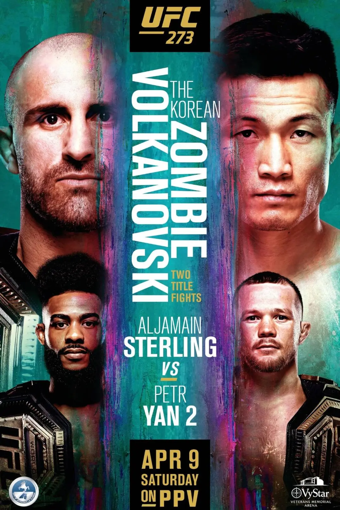 UFC 273: Volkanovski vs the Korean Zombie_peliplat