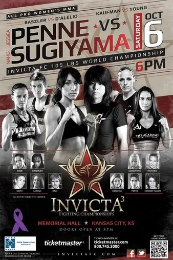 Invicta FC 3: Penne vs. Sugiyama_peliplat