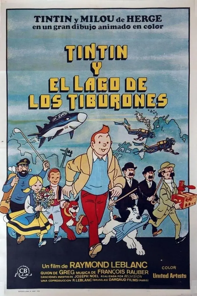 Tintin y el lago de los tiburones_peliplat