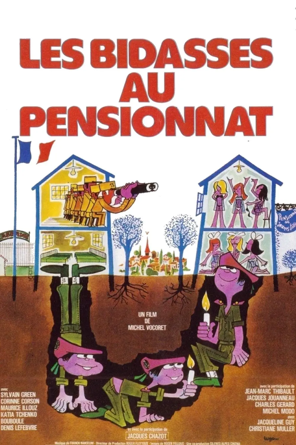 Les bidasses au pensionnat_peliplat