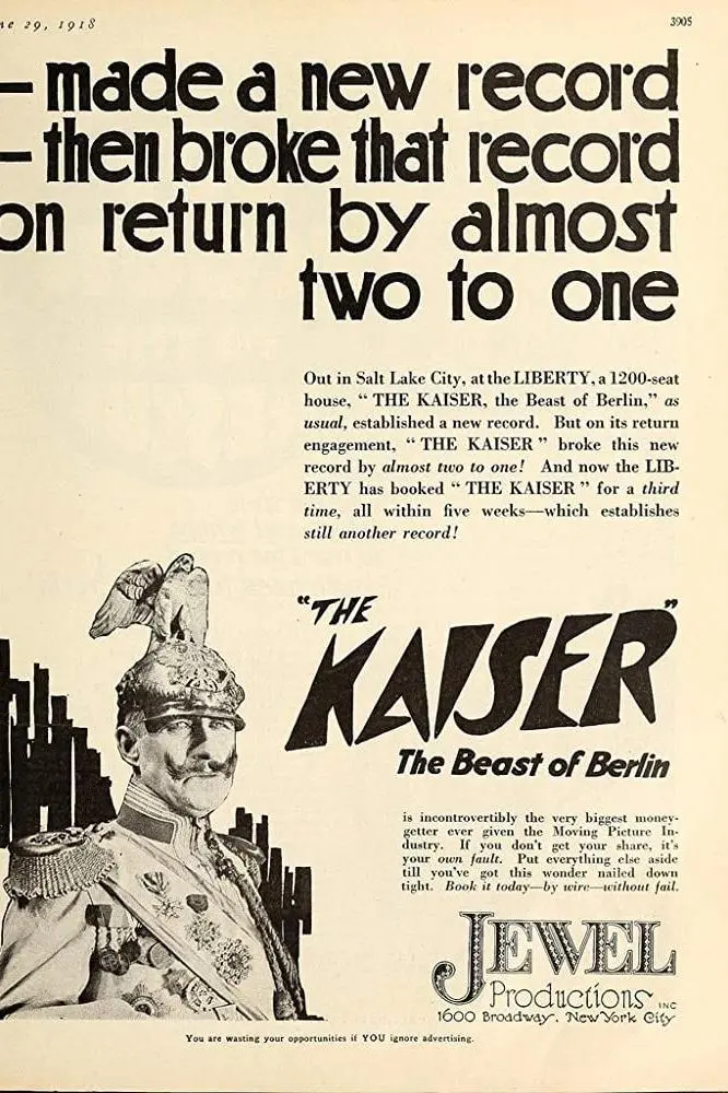 The Kaiser, the Beast of Berlin_peliplat